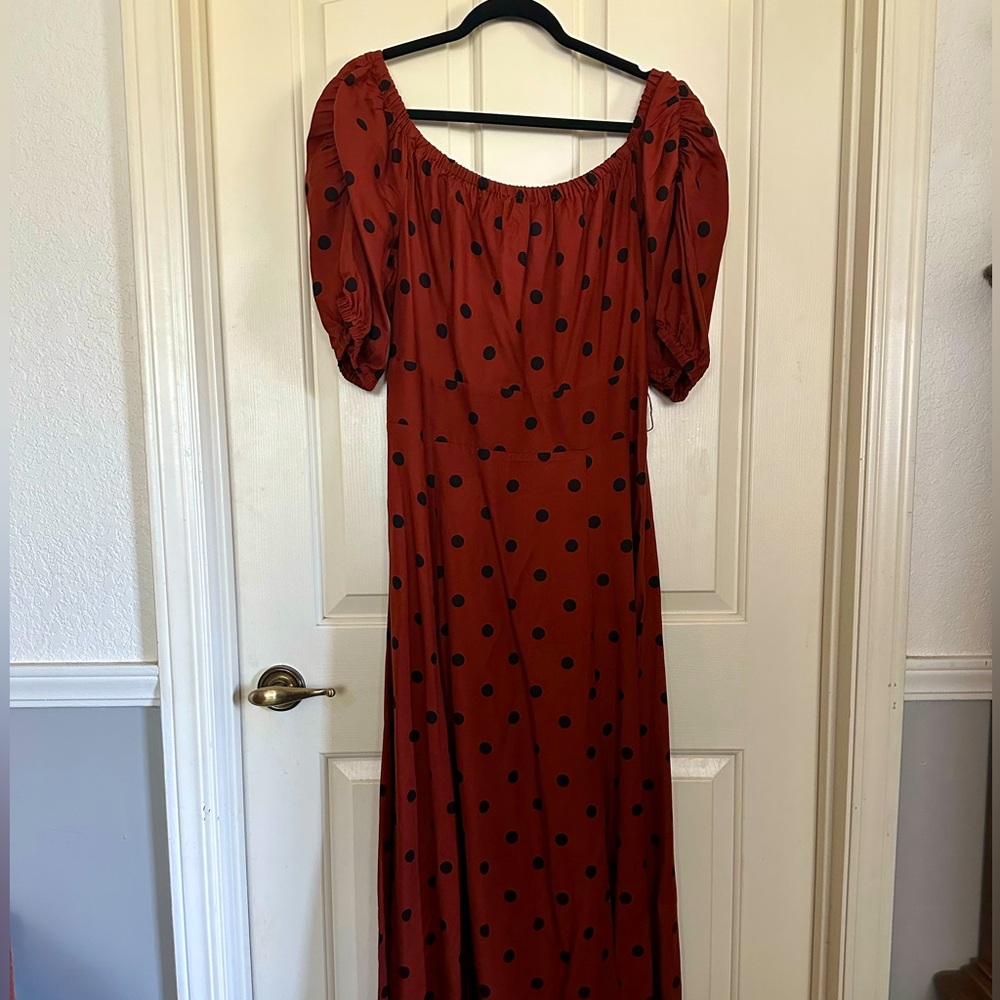 Maeve Anthropologie Polka Dot Dress